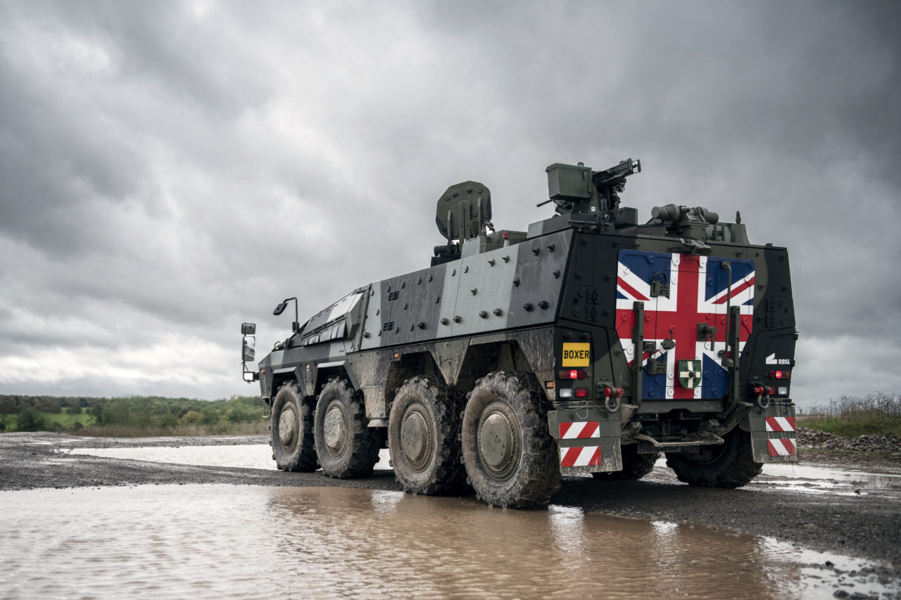 The 2019 Army Combat Power Demonstration (ACPD) took place on Salisbury Plain from 28  30 Oct 2019. It was set in and around Copehill Down Village - the Armys primary urban combat training facility - and showcased a variety of the Armys most modern capabilities.<br /></noscript> Innovation and technology featured prominently with drones, cyber, artificial intelligence all on show, and Army subject matter experts on hand to explain how these capabilities contribute to the Armys world-class status.<br /> Highlights included the audience being immersed in a simulated attack on the village by Challenger 2 tanks, Warrior AFVs, Engineers and attack helicopters and then a hostage rescue by dismounted infantry and military working dogs.<br /> In addition to meeting soldiers and seeing the latest in-service equipment, visitors saw the next generation of armoured vehicles with both Ajax and Boxer (pictured) providing an insight into what the Armys Strike capability will look like.