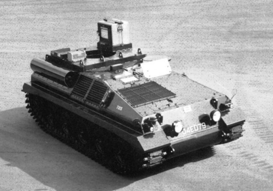 Combat Vehicle Reconnaissance Tracked CVR(T) - History 7 TV15000 Mobile Test Rig