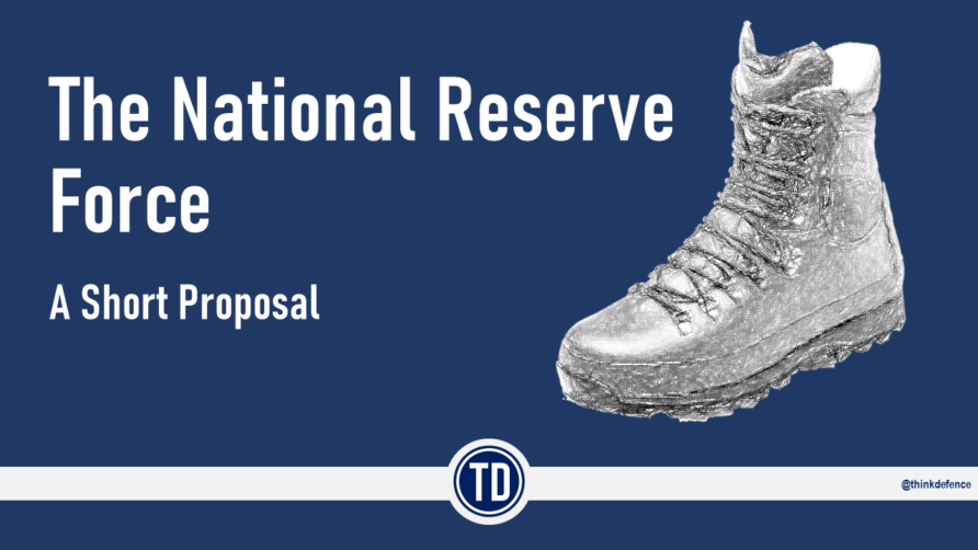Read more about the article The National Reserve Force (NRF) – A Proposal