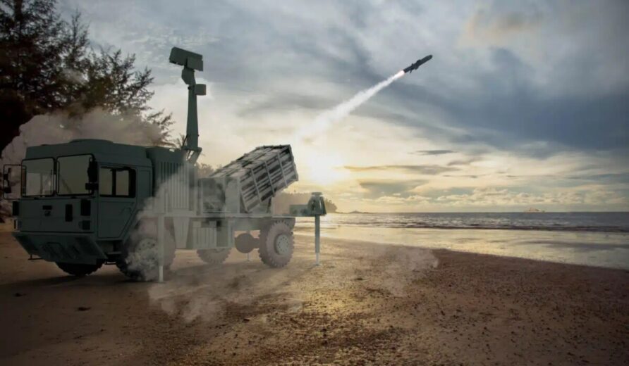 Sea Venom Anti Ship Missile 11 Sea Venom coastal battery concept