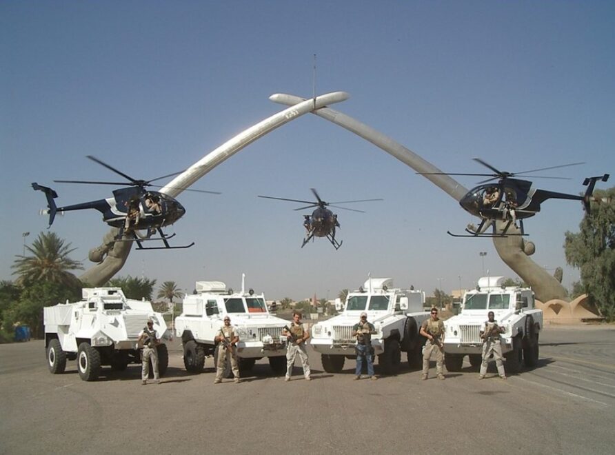 Alvis 4 and Alvis 8 6 Blackwater Iraq