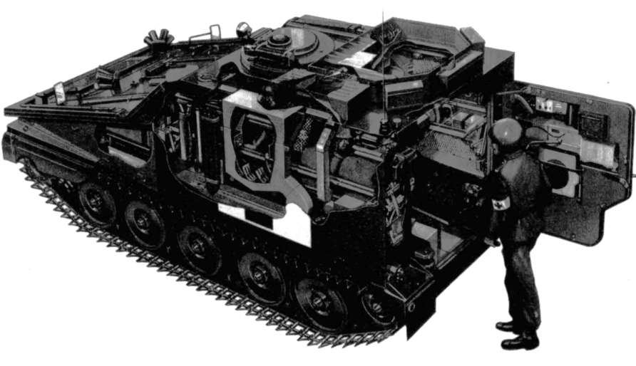 Combat Vehicle Reconnaissance Tracked CVR(T) - Variants 27 CVRT Samaritan Cutaway1