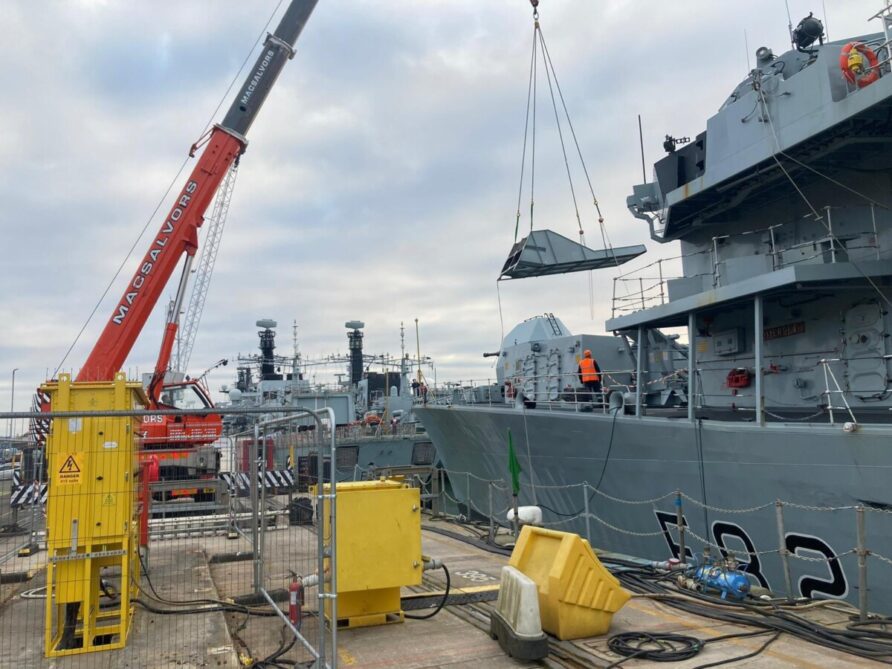 Naval Strike Missile (NSM) 6 HMS Somerset NSM Instalation