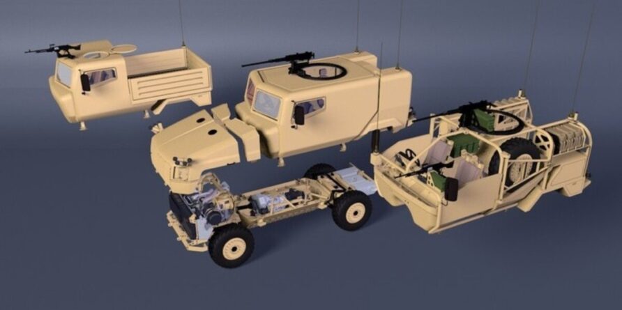 Light Protected Patrol Vehicle (LPPV) 6 Supacat SPV400 Modules